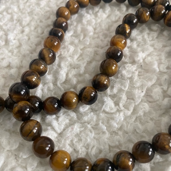 Authentic tiger eye beaded necklace - Picture 6 of 6